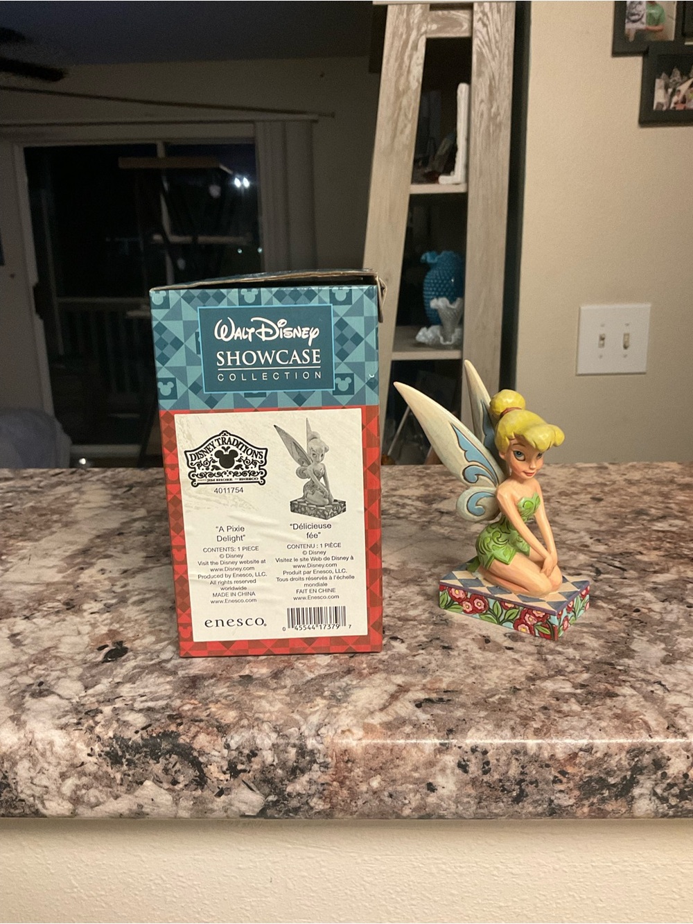 Jim Shore Tinker Bell Figurine in Green, Yellow, Blue
